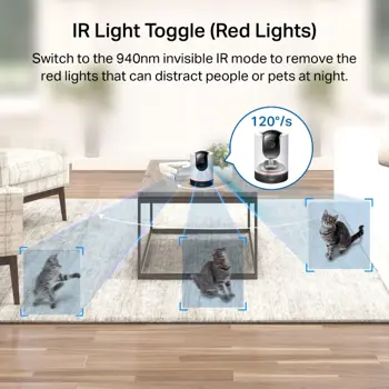 TP-LinkTapo C225 Pan/Tilt AI Home Security Wi-Fi, Tapo C225