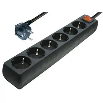Transmedia 6-way power strip, TRN-NV3