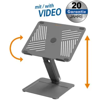 Transmedia Height Adjustable Laptop Stand, 11"-17" up to 5kg, TRN-HT56-L