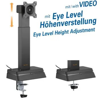 Transmedia Monitor mount with eye-level height adjustment, TRN-HL66-1L