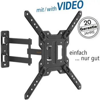 Transmedia Swivel premium TV wall mount, 23" - 65", Black, TRN-HEG6-L