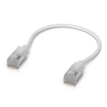 Ubiquiti UACC-Cable-Patch-EL-C6A-0.3M-W UniFi Premium Patch Cable, Etherlighting, Cat6a, 0,3m, UBQ-U-C-P-ELC6A03MW