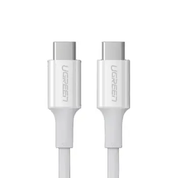 UGREEN kabel, Type C 2.0 (M) na Type C 2.0 (M), 5A, bijeli, 1m, 79220