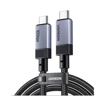UGREEN kabel, USB C 3.2 Gen 2 (M) na USB C 3.2 Gen 2 (M), 4K@60Hz, pleteni, 2m, crni, 79216