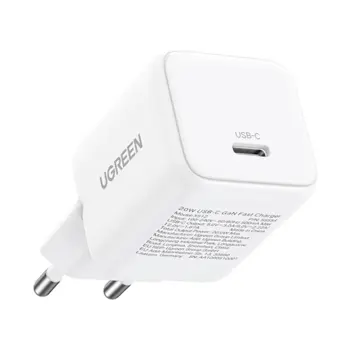 UGREEN kućni punjač 30W, USB C, GaN, bijeli, 75938