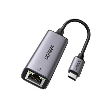 UGREEN USB-C Gigabit Ethernet mrežni adapter 10/100/1000 Mbps RJ45, 79319