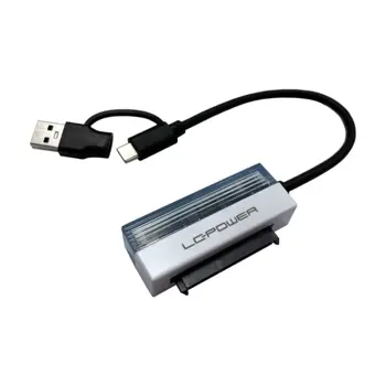 USB-A/USB-C adapter za 2,5“ SATA HDD/SSD, LC-ADA-USB-SATA-25