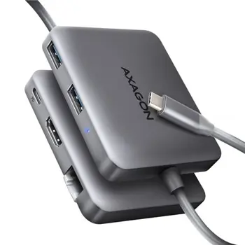 USB HUB AXAGON HMC-5HL 2xUSB 3.2 Gen 1, GLAN, HDMI HMC-5HL, HMC-5HL