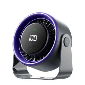 Vention Desktop Air Circulation Fan Gray Smart Digital Display, VEN-PBJH0-PRO