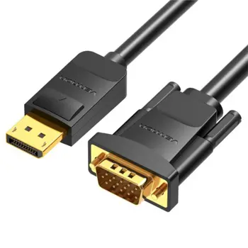 Vention DisplayPort to VGA Cable, 2m, Black, VEN-HBLBH