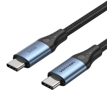 Vention USB 2.0 C Male to C Male 240W Cable, 1m, VEN-TREBF