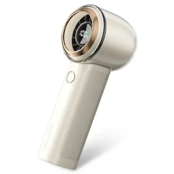 Vention USB 5V Speed (1-100) Adjustable Handheld High-Speed Fan Beige LED Display Type, VEN-PBAN0