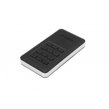 Verbatim 2.5" StorenGo Secure 2TB HDD, USB3.1 Gen1, AES 256-bit hardware enkripcija, zaštita pristupa tipkovnicom, V053403