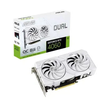 VGA AS DUAL-RTX4060-O8G-EVO-WHITE, 90YV0JCB-M0NA00