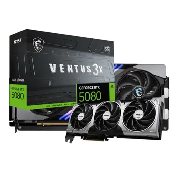 VGA MSI RTX 5080 16G GAMING TRIO OC, 912-V531-005