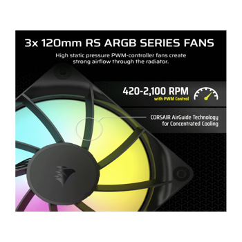 Vodeno Hlađenje Corsair Nautilus 360 ARGB360mm radiator, Liquid CPU Cooler