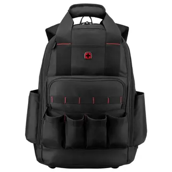 Wenger ruksak Tool Backpack Advanced, sa pretincom za alat i prijenosnik do 16, crni, 77216