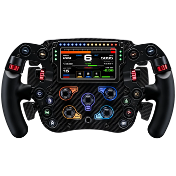 Wheel FX Pro FX Steering Wheel with Color Screen Full Carbon Fiber l Six PaddlesSIMAGIC QR50 Included, FX PRO