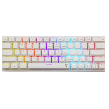 WHITE SHARK gaming tipkovnica GK-002221V2 WAKIZASHI-2 bijela pl.sw US
