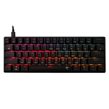 WHITE SHARK gaming tipkovnica GK-004111 SHINOBI-2 crna crv.sw. US