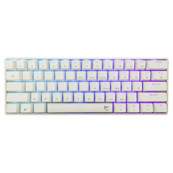 WHITE SHARK gaming tipkovnica GK-004211 SHINOBI-2 bijela crv.sw. US
