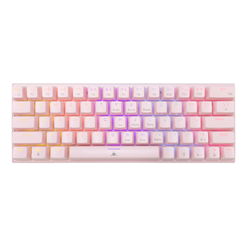 WHITE SHARK gaming tipkovnica GK-004212V2 WAKIZASHI-2 roza pl.sw. US