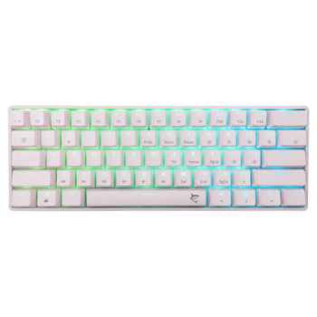 WHITE SHARK gaming tipkovnica GK-004221 SHINOBI-2 bijela pl.sw. US