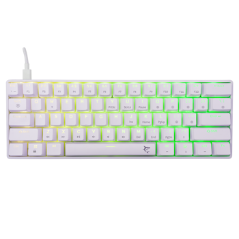 WHITE SHARK gaming tipkovnica GK-004231 SHINOBI-2 bijela sm.sw. US