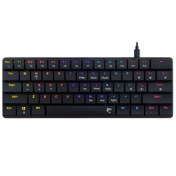 WHITE SHARK gaming tipkovnica GK-006111 NAGAMAKI crna crv.sw. US