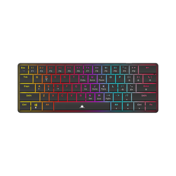 WHITE SHARK gaming tipkovnica GK-006121 NAGAMAKI crna pl.sw. US