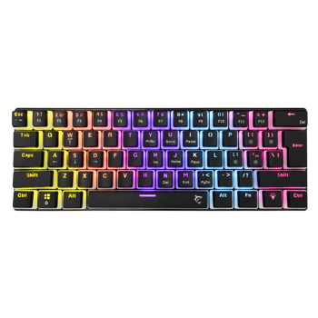 WHITE SHARK gaming tipkovnica GK-2202 ASHIKO-2 crna pl.sw. US