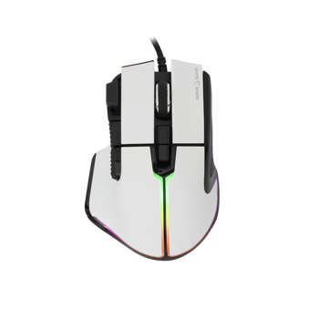 WHITE SHARK RGB gaming miš GM-9006 MARROK 12.000dpi bijeli