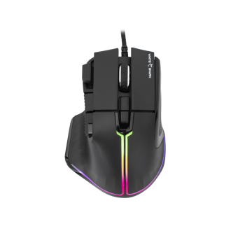 WHITE SHARK RGB gaming miš GM-9006 MARROK 12.000dpi crni