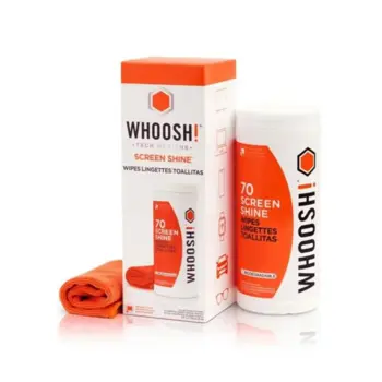 WHOOSH! Screen Shine Wipes 70 canister, WHO-1FG70WPENFR