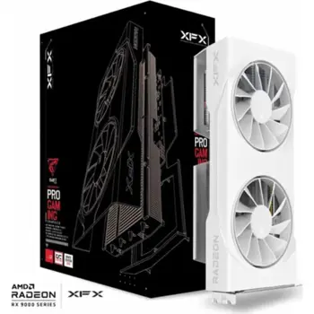 XFX Swift AMD Radeon RX 9060 XT OC White Gaming Edition 8GB, XFX-RX-96TSW8GWQ