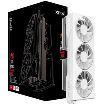 XFX Swift AMD Radeon RX 9060 XT OC White Triple Fan Gaming Edition 16GB GDDR6 128-bit HDMI 2x DP, RX-96TS316W7
