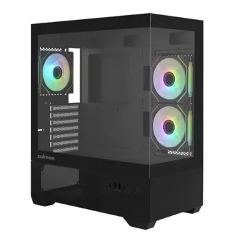 Zalman CHRONIX Black ATX Case, ZAL-CHRONIX BLACK
