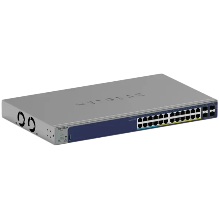 24P GE POE++ SMART SWTH W/10G SFP+, GS728TXUP-300EUS