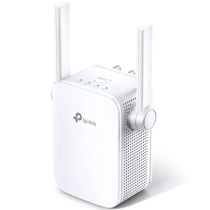 AC1200 Wi-Fi Range Extender, Wall Plugged, 867Mbps at 5GHz + 300Mbps at 2.4GHz, 802.11ac/a/b/g/n, 1 10/100M LAN, WPS button, 2 fixed antennas, Range Extender/AP mode, Intelligent Signal Light, Access