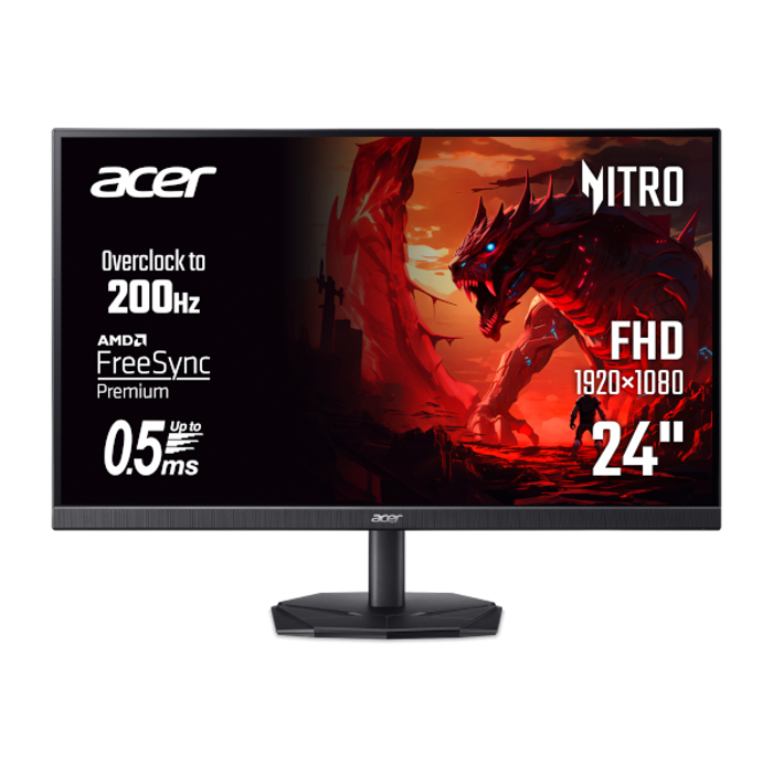 Acer Nitro KG24FX 23.8" IPS, 2xHDMI, DP, 200Hz, UM.QX1EE.101