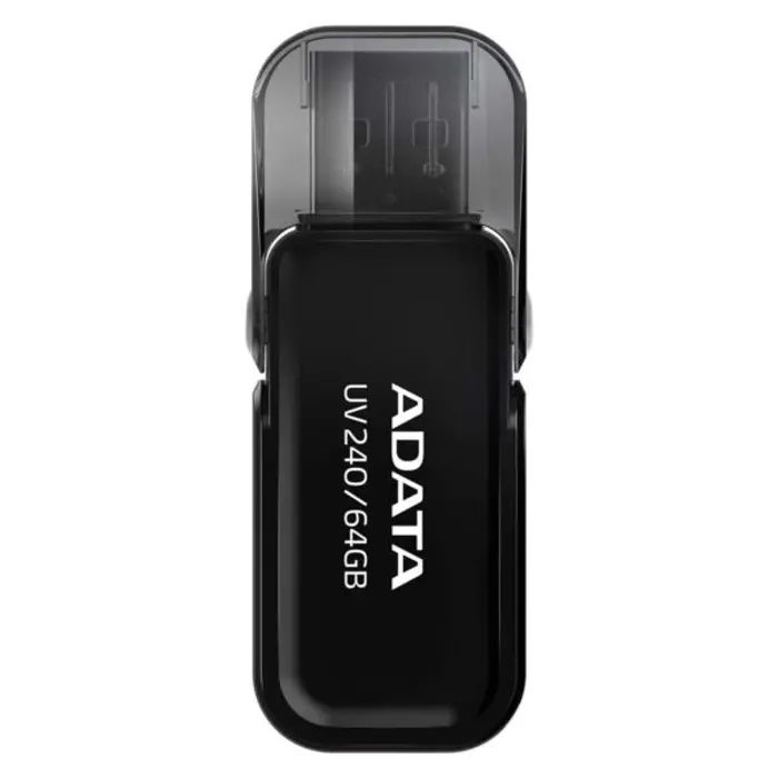 ADATA 64 GB UV240 USB Flash Drive Type-A 2.0 Black, ADA-AUV240-64G-RBK