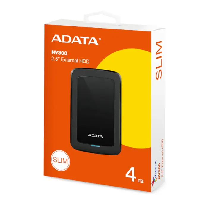 ADATA Ex HDD HV300, 4TB, usb3.2, crni, AHV300-4TU31-CBK