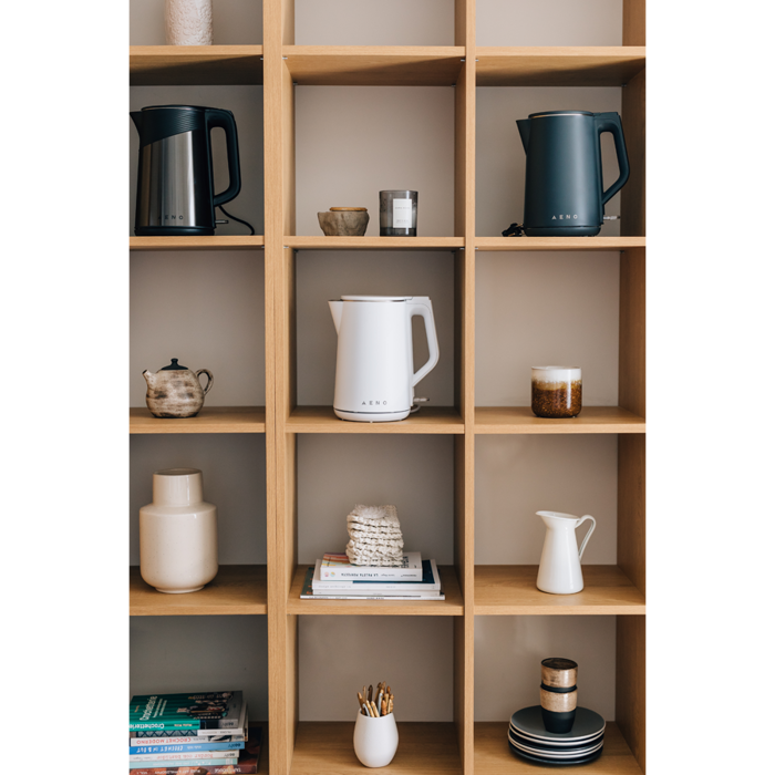 AENO Electric Kettle EK2: 1850-2200W, 1.5L, Strix, Double-walls, Non-heating body, Auto Power Off, Dry tank Protection, AEK0002