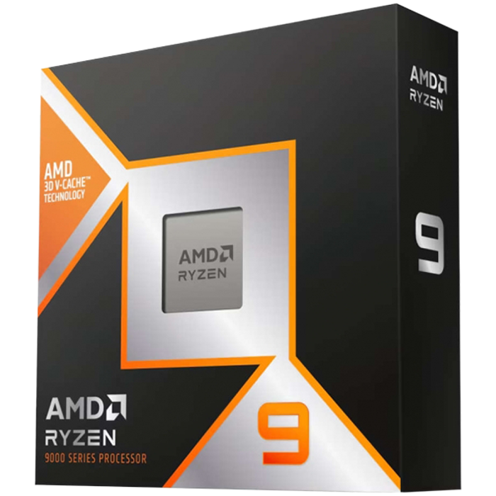 AMD CPU Desktop Ryzen 9 12/24T 9900X3D (4.4GHz/5.5GHz,140MB,120W,AM5) box, with Radeon Graphics, 100-100001368WOF