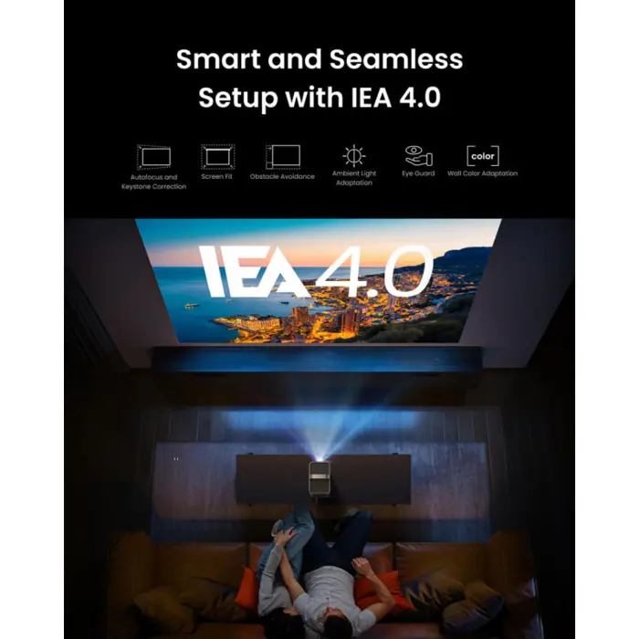 Anker Nebula Cosmos 4K prijenosni projektor, DLP, 4K UHD, 0,47", HDMI, USB-A, Google TV (D2342211), 70425