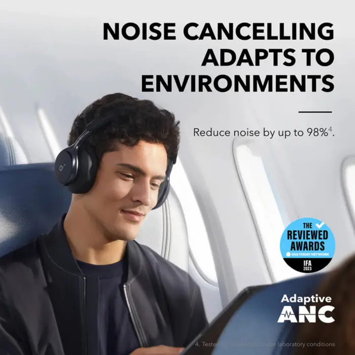 Anker Soundcore Space One naglavne bluetooth slušalice, crne, A3035G11, 64057