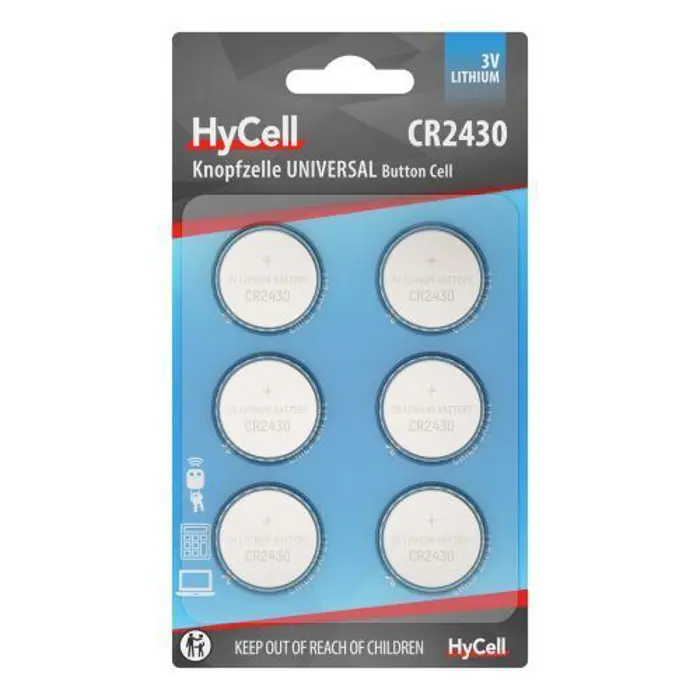 Ansmann Lithium Coin cells CR2430 6pcs blister packaging, ANS-1516-0248