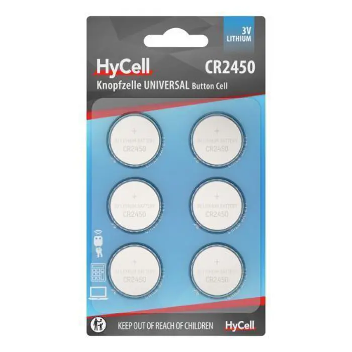 Ansmann Lithium Coin cells CR2450 6pcs blister packaging, ANS-1516-0249