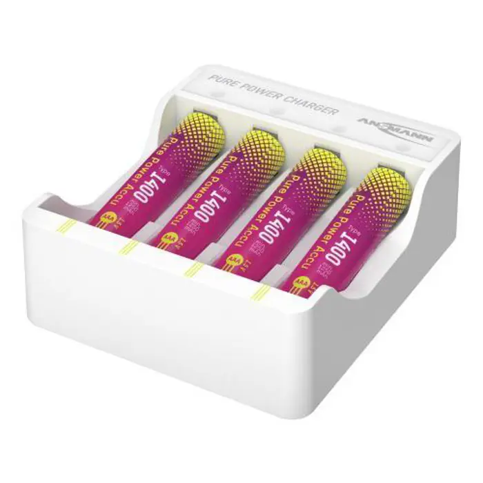 Ansmann Pure Power Set 4× AAA HR03 battery packs and charging module, ANS-1001-0182
