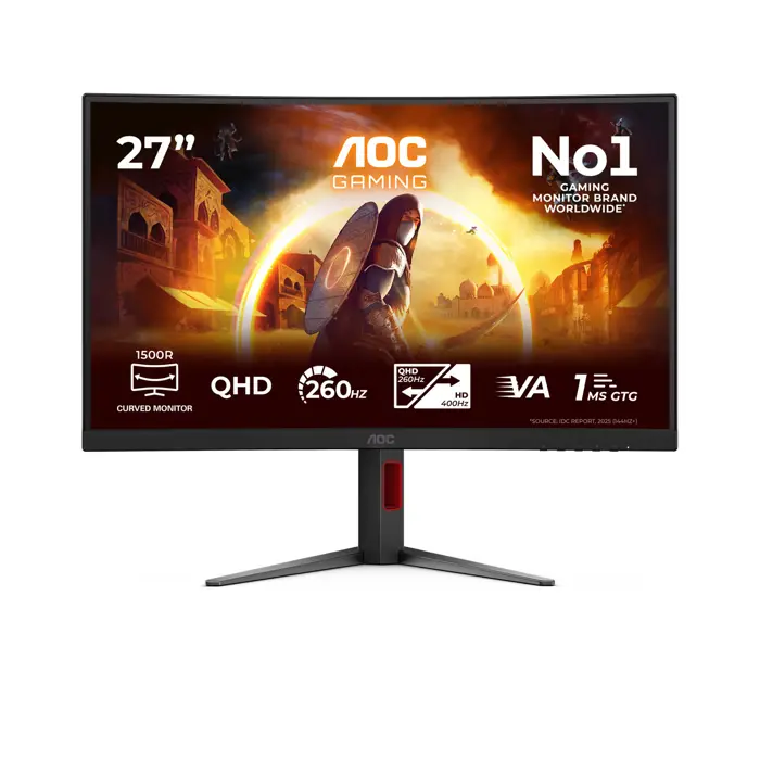 AOC CQ27G4Z2 27", DP, 2xHDMI, 260/400Hz, QHD, CQ27G4Z2